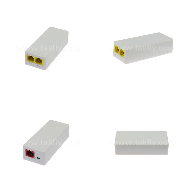 1 tot 2 Poorts Gigabit Waterdichte PoE Extender met 250m Uitbreiding en IEEE 802.3af/at Standaard