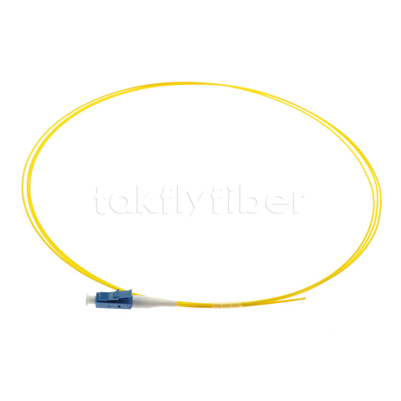LC Simplex Single Mode Fiber Optic Pigtail 1m 2m 3m Lengtes, 0,9mm Strakke buffer