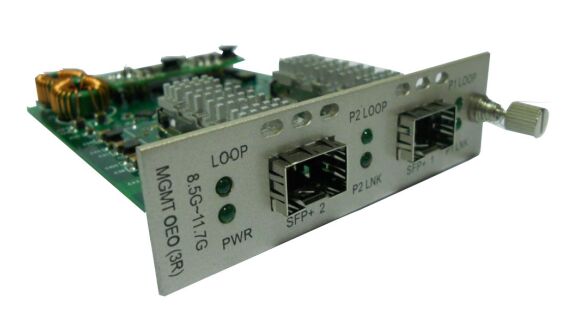 8,5G ~ 11,7G OEO Fiber Media Converter AC220V Onbeheerd langeafstandssignaal (3R Repeater)