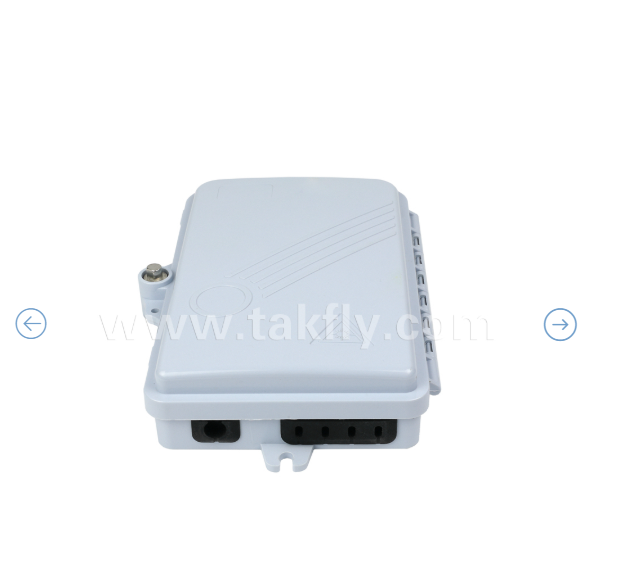 FTKS-1805-04A, 4 SC/APC SM SX Adapter, Pigtail geïnstalleerd, FTTH FTTx Splicing Distribution Splitting Storage Cable Management Enclosure Wandmontage