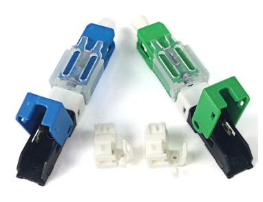 FTTH in het veld gemonteerde SC APC/UPC in het veld installeerbare mechanische glasvezelconnector - voorgeïntegreerde glasvezeltechnologie