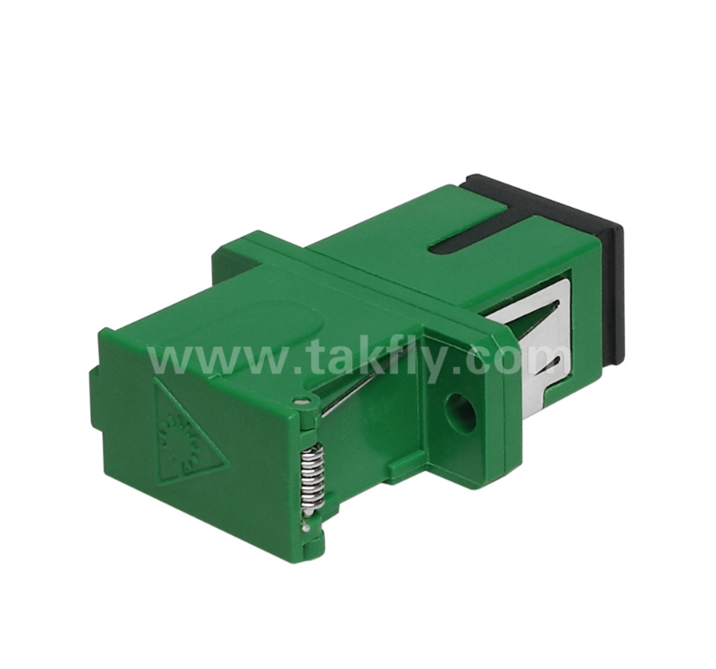 SC Simplex Adapter met externe hoes en zijkantluiter