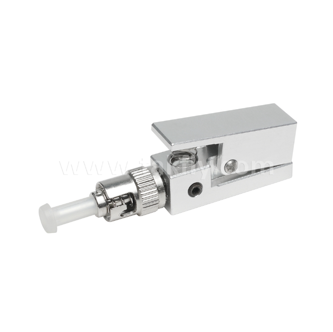 ST Square Type Bare Fiber Adapter Epoxy-Free, Reusable, Low Insertion Loss, voor optische vezel testen & meting toepassingen