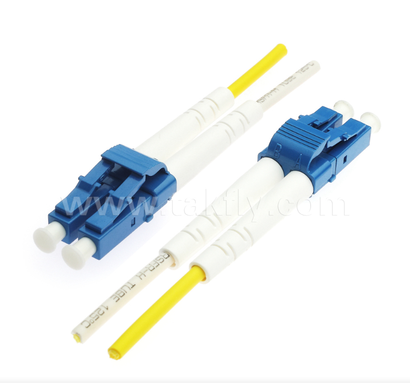 LC-vezeloptische connector SX/DX   Simplex & Duplex, kleine vormfactor, laag invoegverlies voor netwerken met een hoge dichtheid