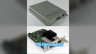 10G glasvezelconverter 17 slotbeheer