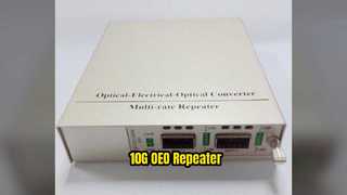 10G OEO Fiber Repeater SFP+ naar SFP+ Netwerkboost