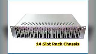 14 sleuven rackgemonteerd chassis 2U hoogte
