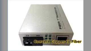 Gigabit glasvezelconverter TX naar FX snel netwerk