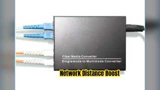 Verleng de netwerkafstand tot 120 km Fiber Media Converter